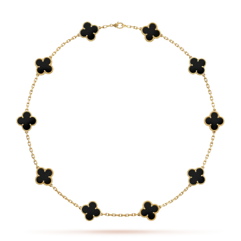 CLOVER | ZWART KETTING