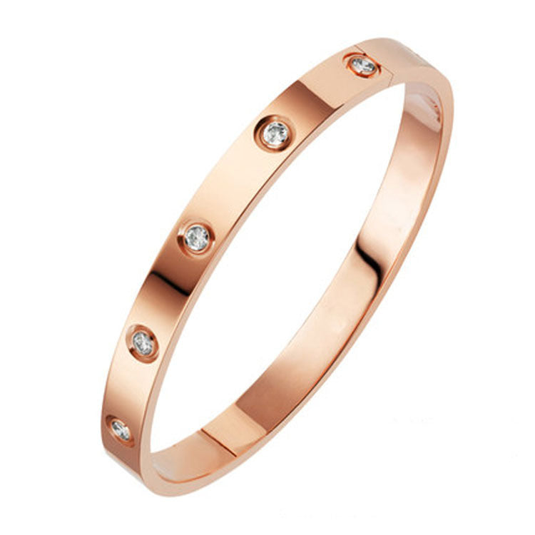 DIAMOND ETERNITY ARMBAND (GOUD/ZILVER/ROSE)