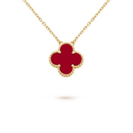 CLOVER | RED NECKLACE