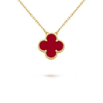 CLOVER | RED NECKLACE