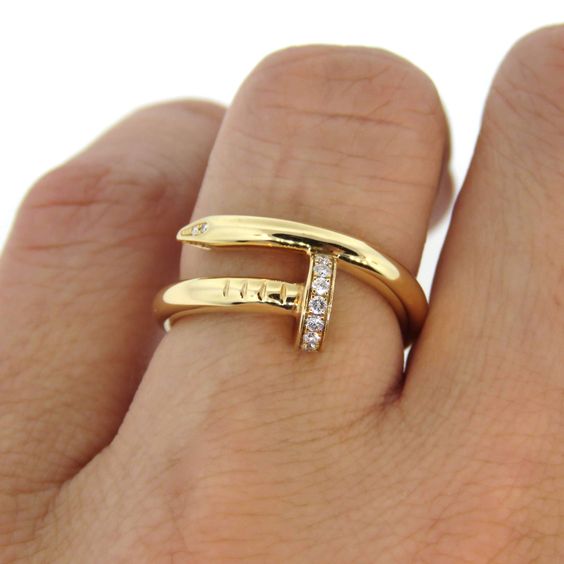 GOLD NAIL RING