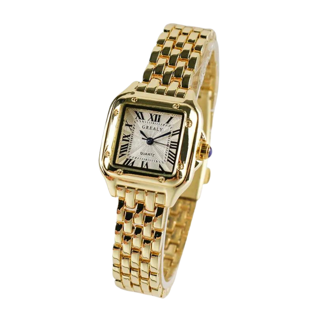 GOLD ELEGANT TIMEPIECE WATCH