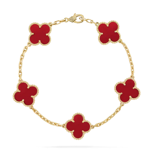 CLOVER | RED BRACELET